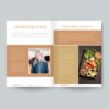The first pages of 'Keto Crash Course' including a section about the author, Siobhan Swart, and an introduction to the keto diet principles, illustrated with engaging graphics and easy-to-read text.